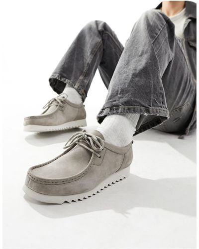 Clarks Wallabee Ftre Lo Shoes - Grey