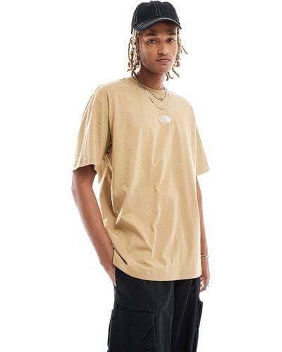 The North Face Oversized Heavyweight T-shirt - Natural