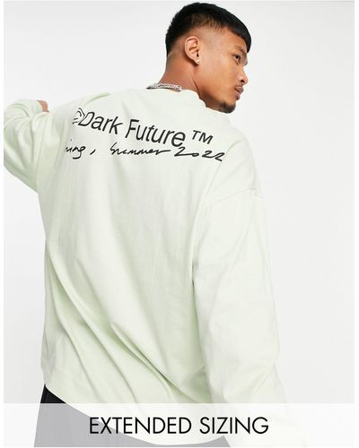 ASOS Asos Dark Future Oversized T-shirt With Small Logo Chest