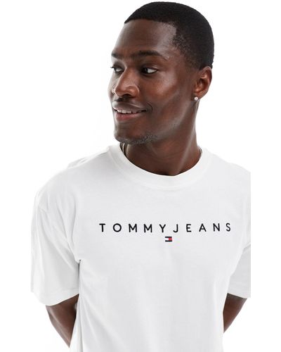 Tommy Hilfiger Linear Logo T-shirt - White