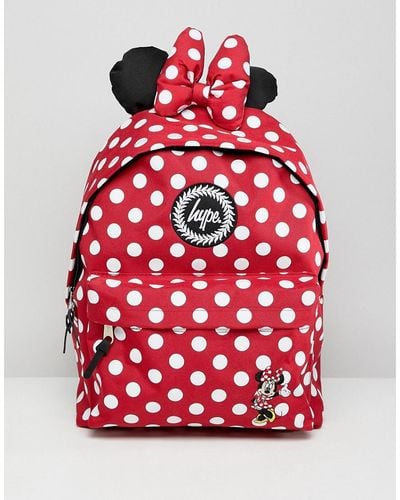 Hype Red Minnie Mouse Disney Backpack