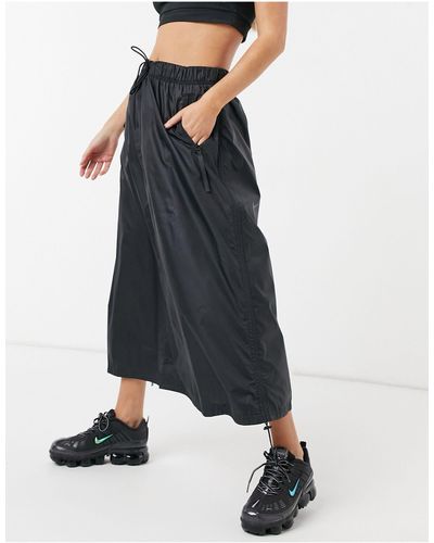 Nike Falda larga negra - Negro