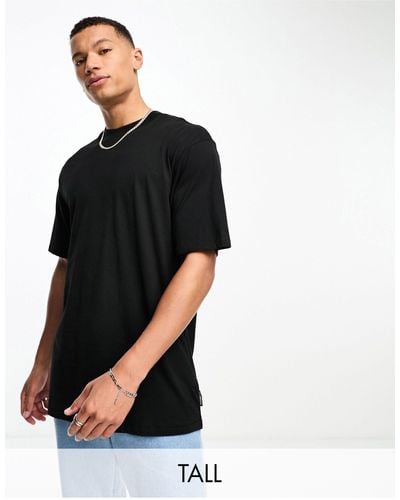 French Connection Tall – oversize-t-shirt - Schwarz