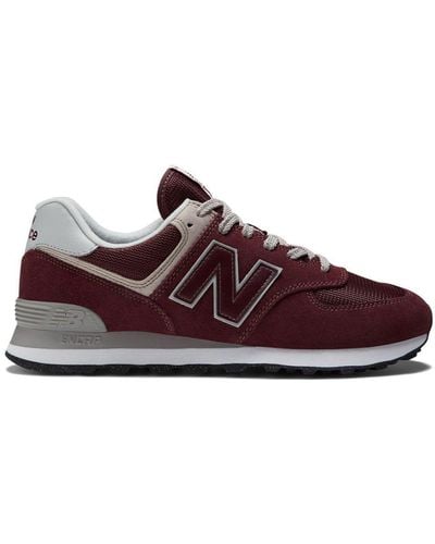 New Balance 574 Trainers - Red