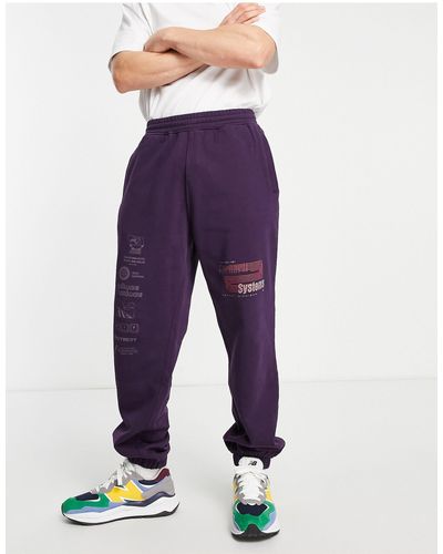 Carhartt Systems Printed joggers - Purple