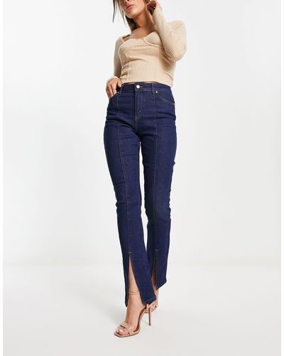 Something New Jeans Met Split - Blauw