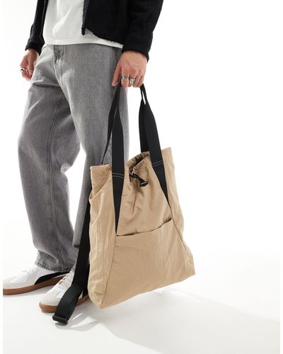 ASOS Soft Backpack And Tote Bag - Black