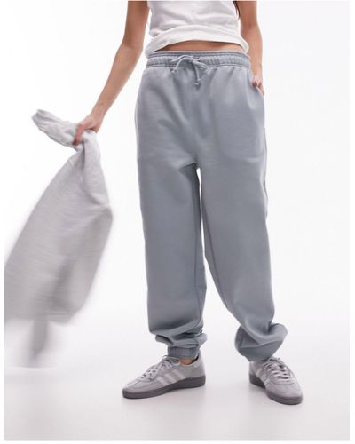 TOPSHOP Oversized Cuffed Trackies - Grey