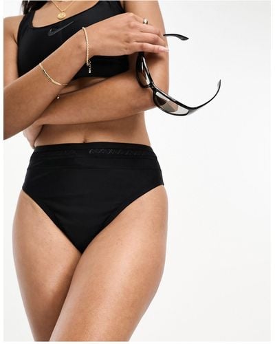 Nike Fusion High Waist Bikini Bottoms - Black