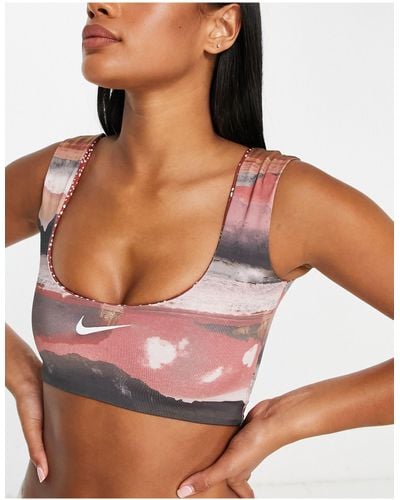 Nike Nike – swimming adventure – wendbares bikinioberteil - Pink