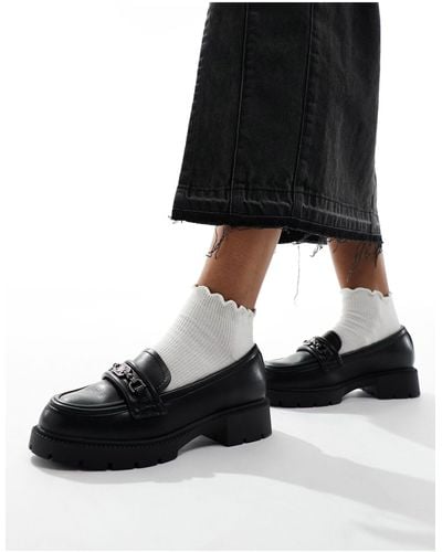 River Island Chunky Loafers - Black