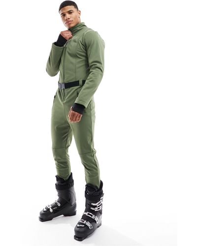 ASOS 4505 Ski Water Repellent Ski Suit With Skinny Leg - Green
