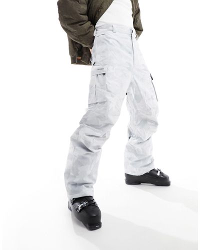 Volcom Newark baggy Ski Trousers - White