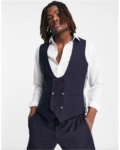 Twisted Tailor Buscot - Gilet - Blauw