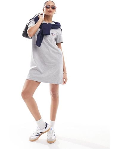 Polo Ralph Lauren Sport Capsule Jersey T-shirt Dress With Logo - Grey