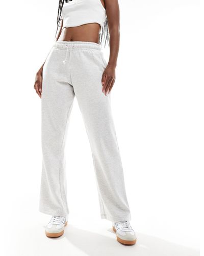 Missy Empire Exclusive Wide Leg jogger Co-ord - White