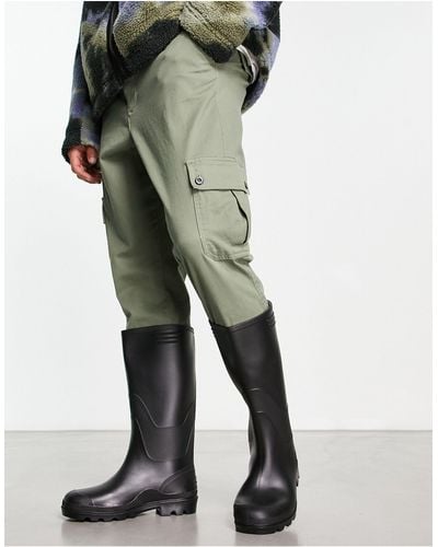 Truffle Collection Tall Wellington Boots - Green