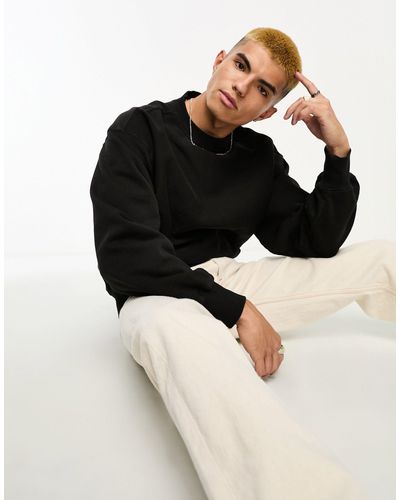 Cotton On Cotton on – locker geschnittenes, klassisches sweatshirt - Schwarz