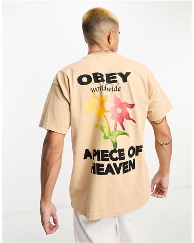 Obey Camiseta a piece of heaven - Neutro