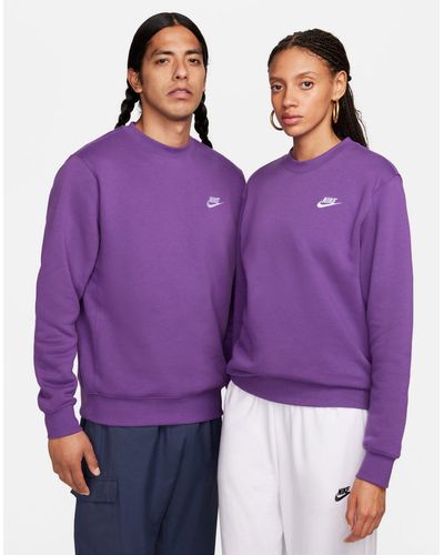 Nike Club Sweatshirt - Purple