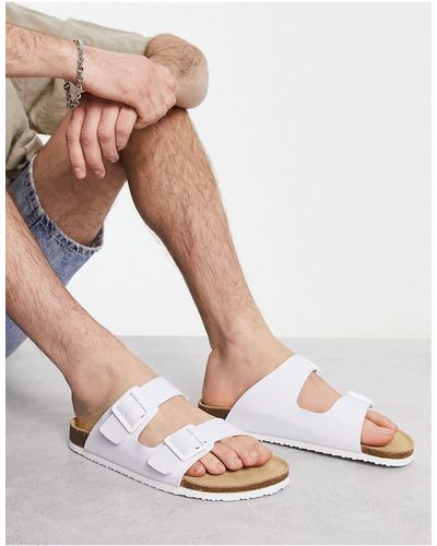 ASOS – sandalen aus kunstleder - Weiß