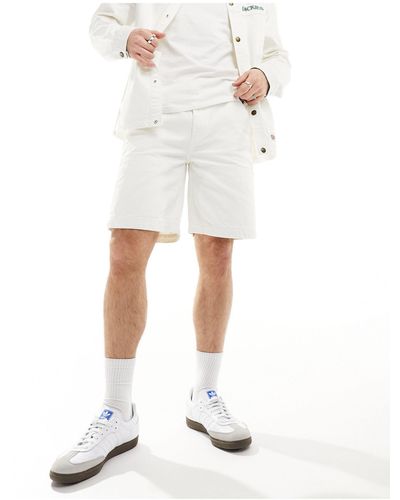 Dickies Duck Canvas Chap Shorts - White