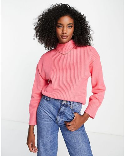 River Island Spliced Front Ribbed Sweater - Multicolour
