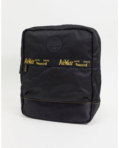Dr. Martens Large Groove Nylon Backpack Ab087001 - Black