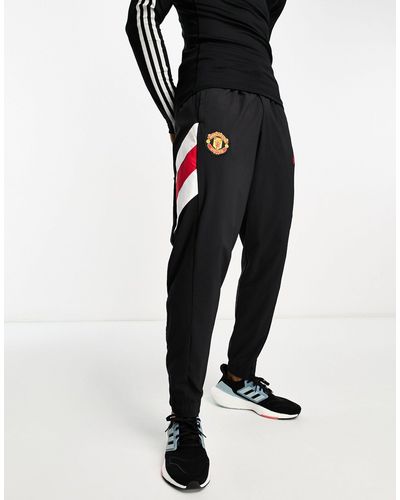 adidas Originals Adidas football – manchester united fc icons – jogginghose - Schwarz