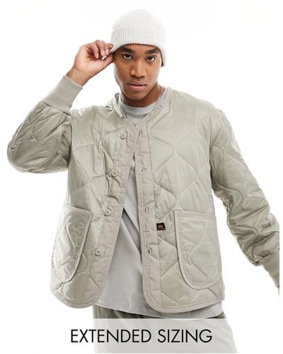 Alpha Industries Als Quilted Liner Jacket - Multicolour