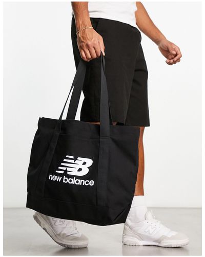 New Balance – schwarze tragetasche mit logo