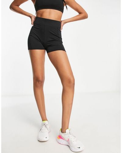 Threadbare Fitness Gym legging Shorts With Pocket Details - Black