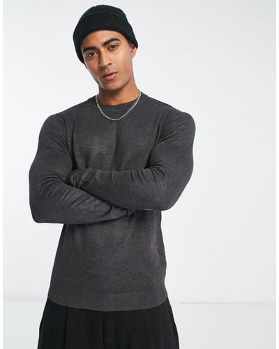 Pull&Bear Relaxed Fit Jumper - Grey