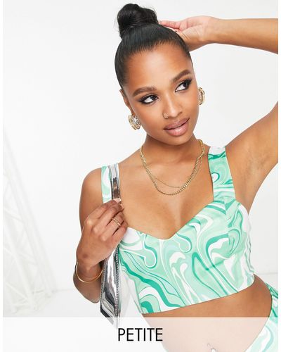 Collective The Label Exclusive Crop Top Co-ord - Green