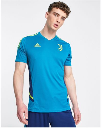 adidas Originals Adidas - football juventus 2022/23 player - t-shirt da allenamento -azzurra - Blu