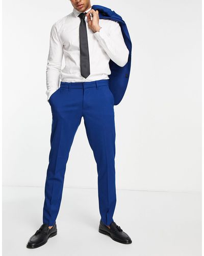 New Look Smalle Pantalons - Blauw