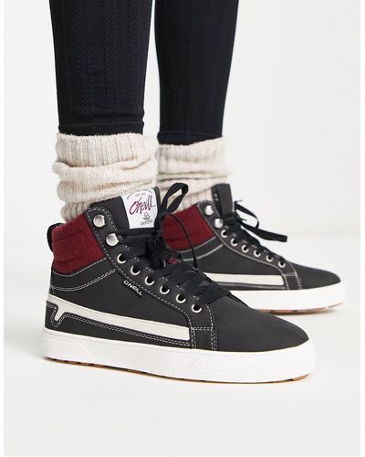 O'neill Sportswear Wallenberg - Hoge Sneakers - Zwart