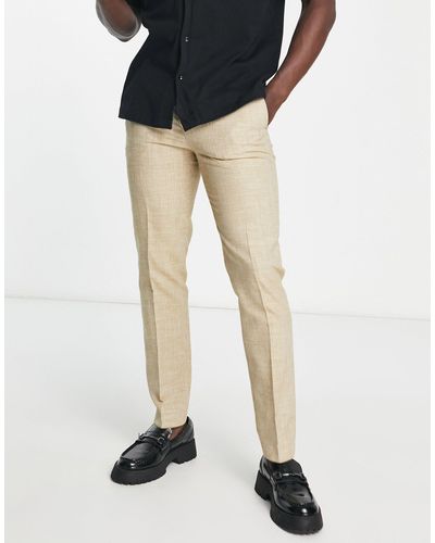 Twisted Tailor Cole Slim Fit Smart Pants - Black