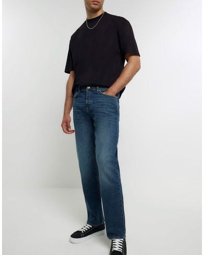 River Island Straight Jeans - Blue