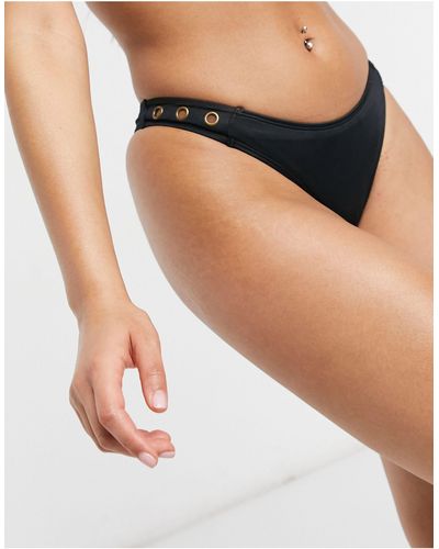 DORINA – nakura – bikinihose mit hohem beinausschnitt - Schwarz