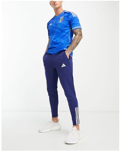 adidas Originals Adidas - Voetbal - Italië - trainingsjoggingbroek - Blauw