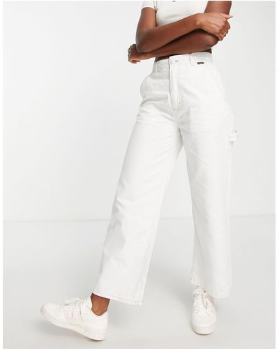 Element Pantalon fonctionnel en toile - cassé - Blanc