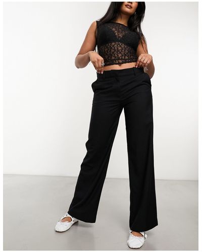 Weekday Emily Trousers - Black
