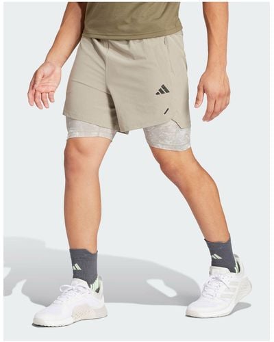 adidas Originals Power Workout 2-in-1 Shorts - Green