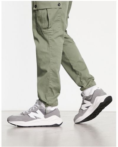 New Balance 5740 - sneakers grigie e bianche - Verde