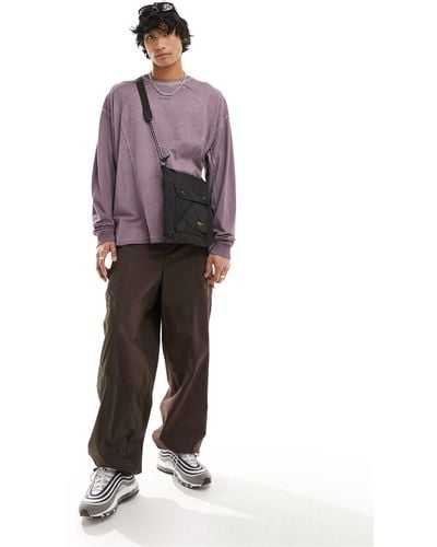 Collusion Patchwork baggy Pants - Red