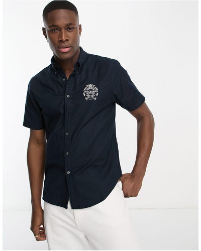 Abercrombie & Fitch Camisa oxford - Azul