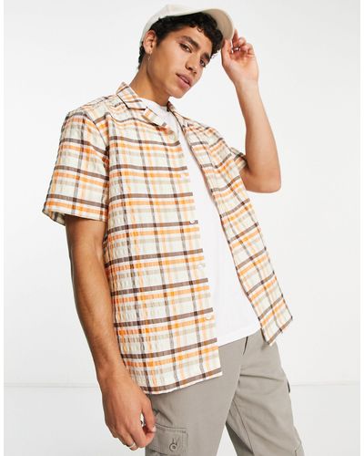 TOPMAN Textured Shirt - Multicolour