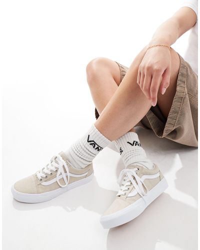 Vans – old skool summer linen – sneaker - Weiß