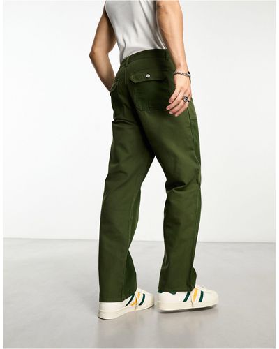 Weekday Joel Workwear Trousers - Green